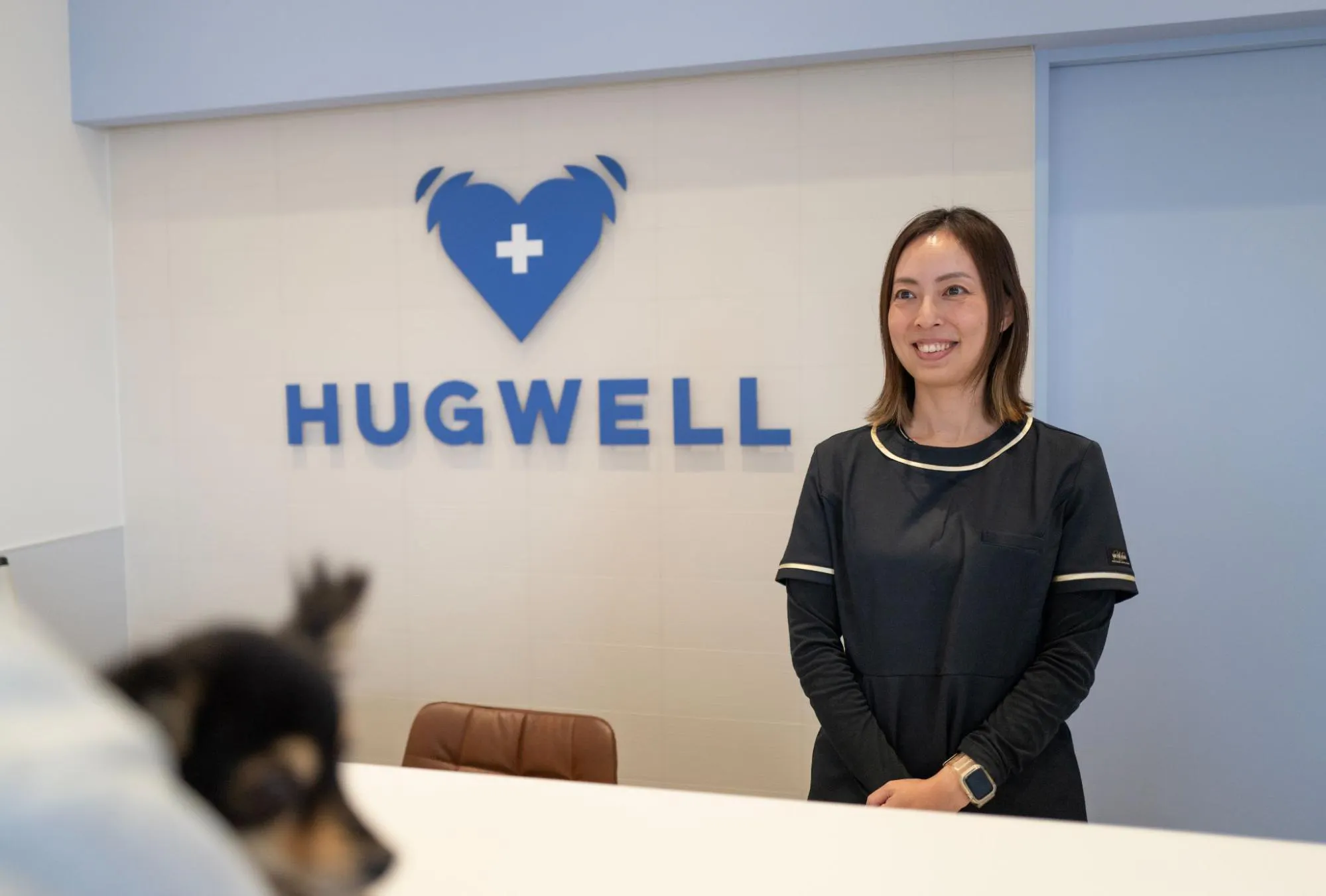 ハグウェル動物総合病院吉川美南院の受付