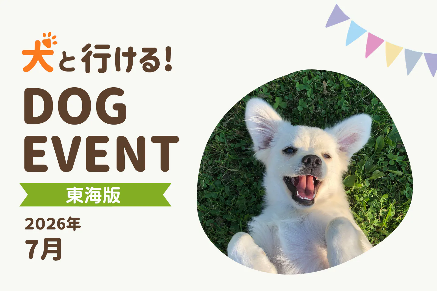 【2026年7月中部・東海版】愛犬と一緒に楽しめるドッグイベント