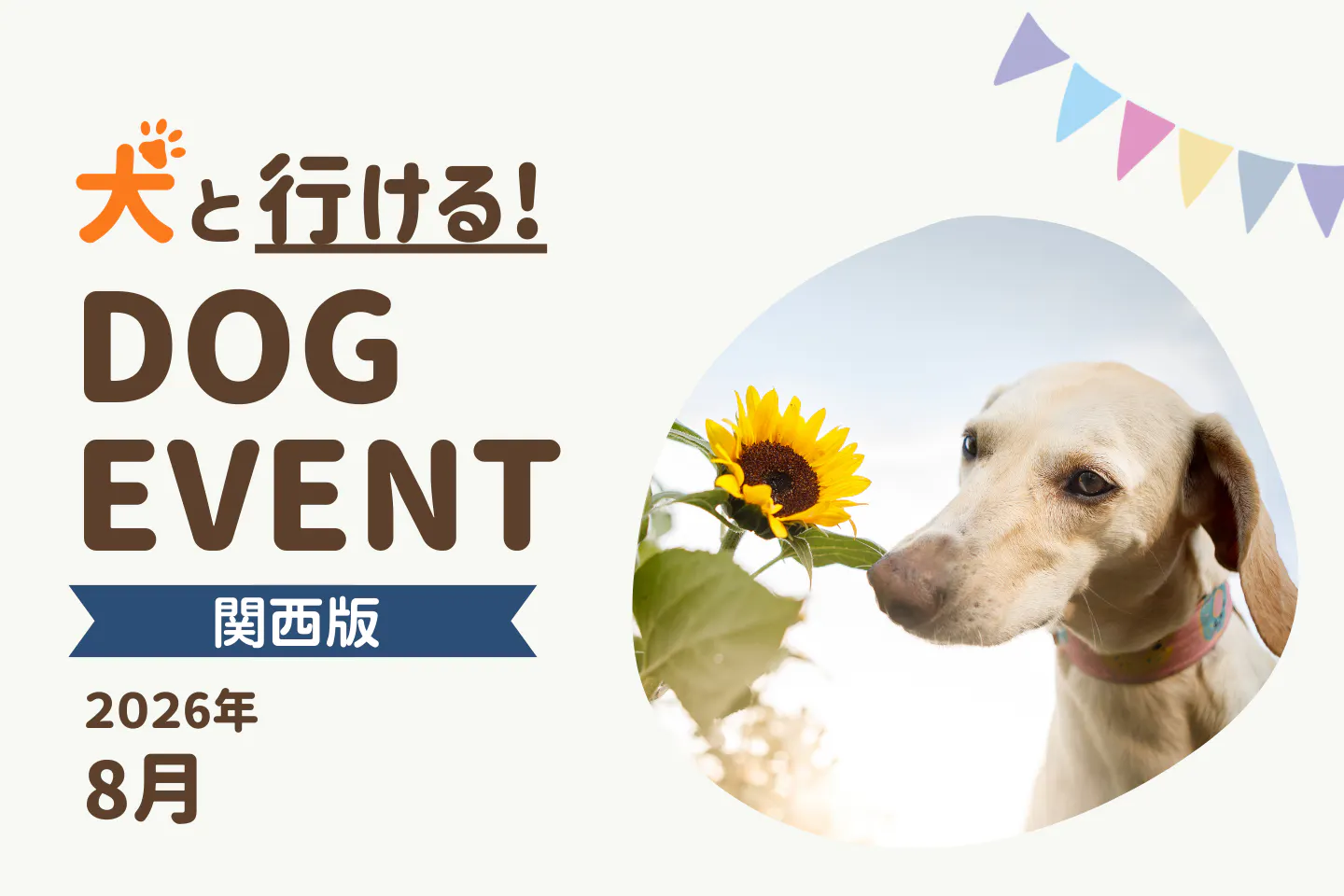 【2026年8月関西版】愛犬と一緒に楽しめるドッグイベント
