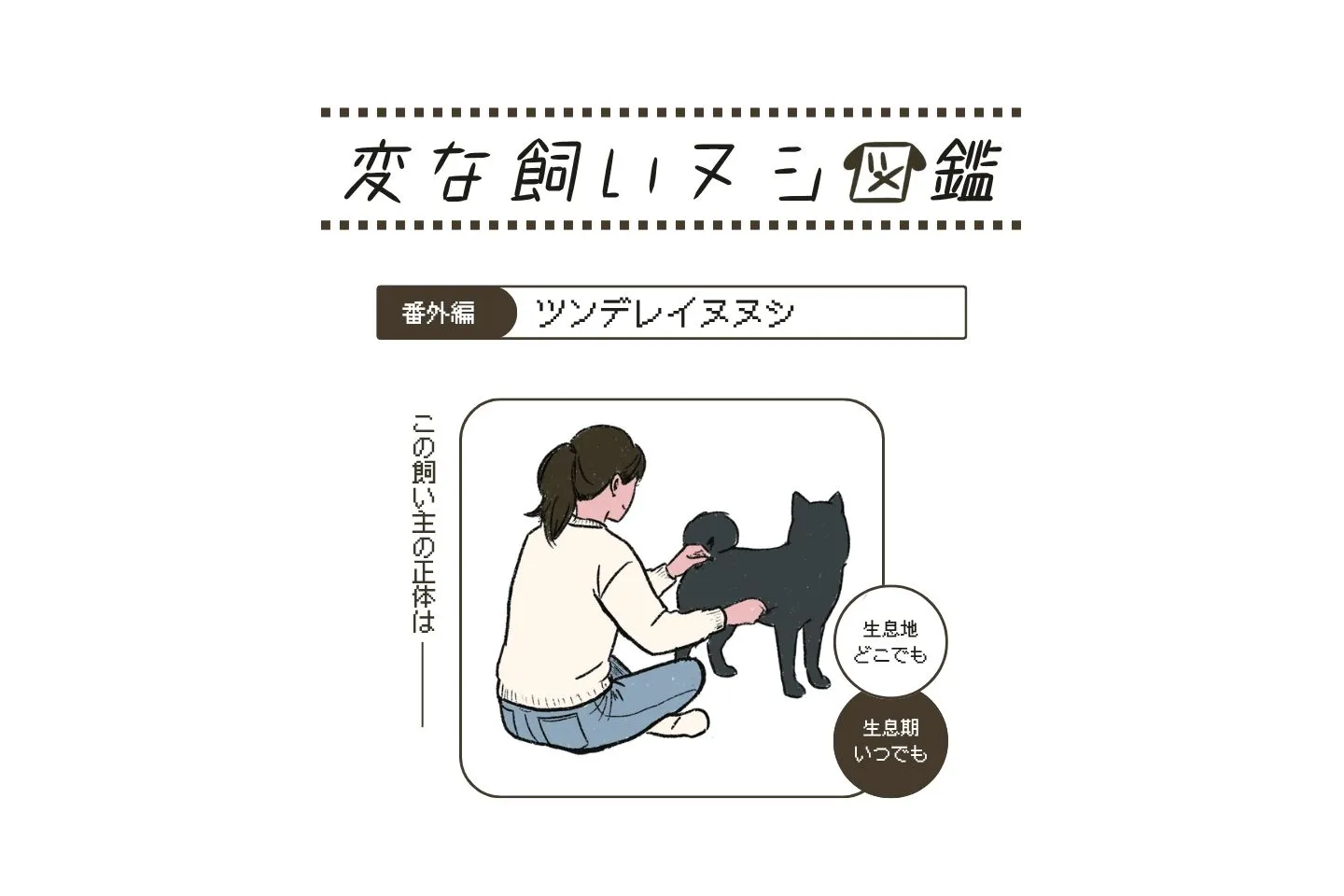 【変な飼いヌシ図鑑No.071】とあるツンデレイヌの飼い主の生態