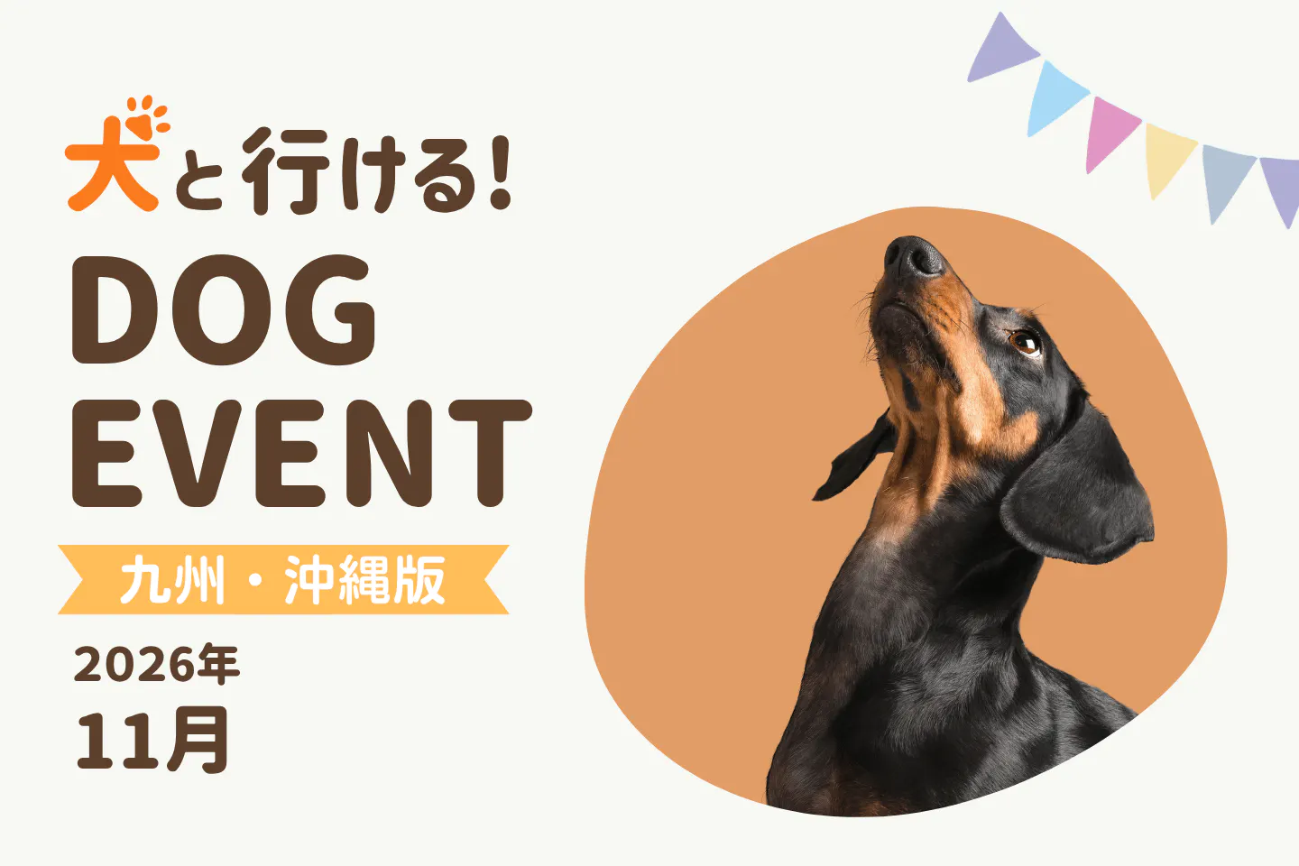 【2026年11月九州・沖縄版】今日・今週末の犬イベント・ドッグイベント一覧｜福岡・熊本・宮崎・大分
